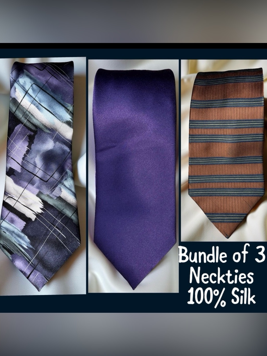 Purple Silk Scarf